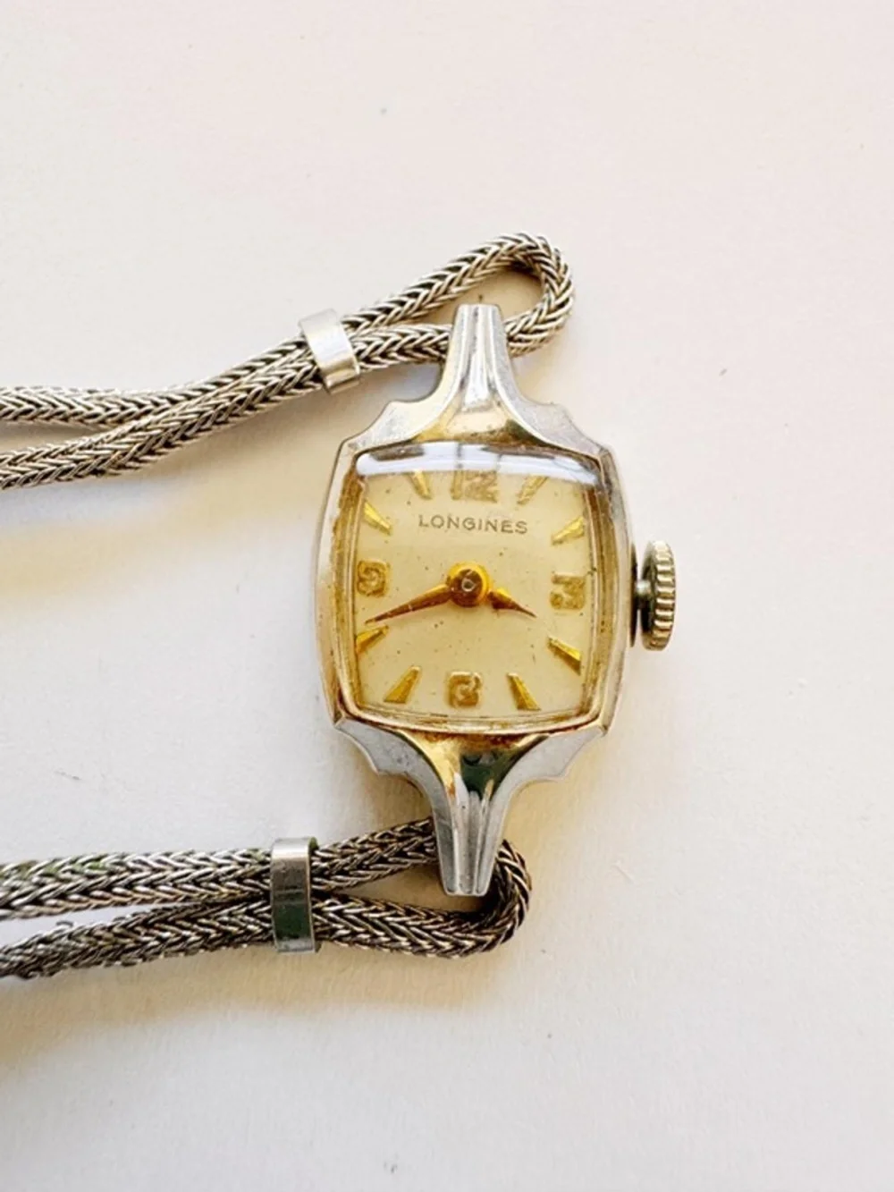 Vintage Longines Hamilton Women Watch 10K GF Case & Band Mechanical Wind Up Runs